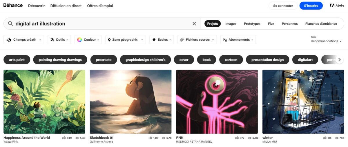 Travailler dans le design 10 sites web pour s’inspirer