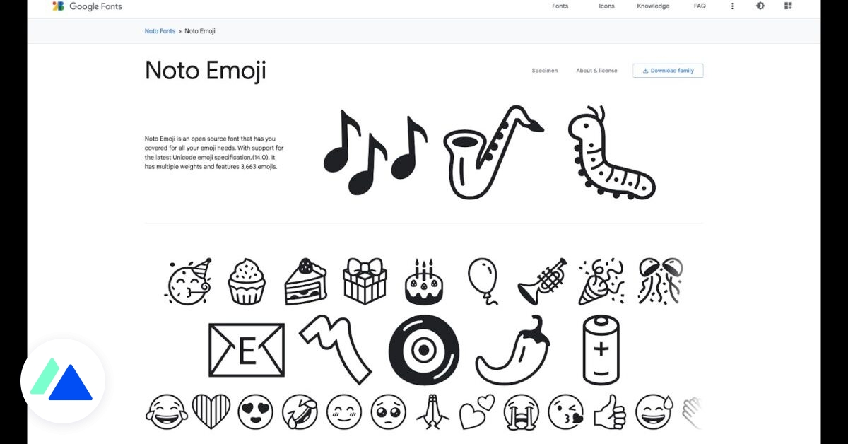 Google lance Noto Emoji, une nouvelle police avec plus de 3 000 emojis
