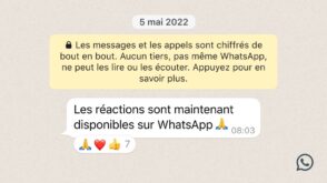 WhatsApp déploie les réactions emojis : comment les utiliser