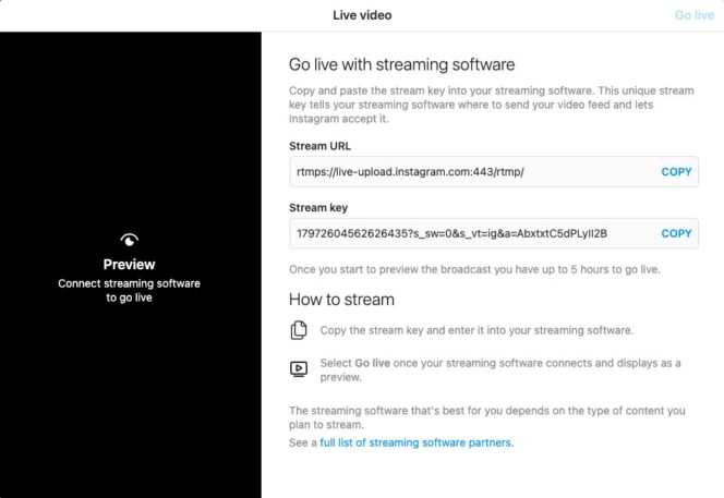 instagram-live-producer-url-stream-key