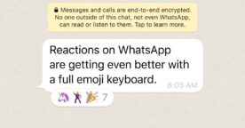 WhatsApp : de nouveaux emojis pour réagir aux messages