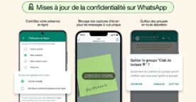 Nouveautés WhatsApp : quitter un groupe en silence, bloquer les captures d’écran…