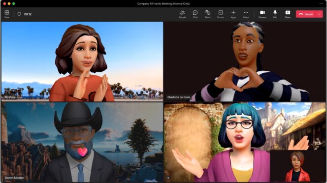 Teams-mesh-avatar-microsoft-ignite-2022
