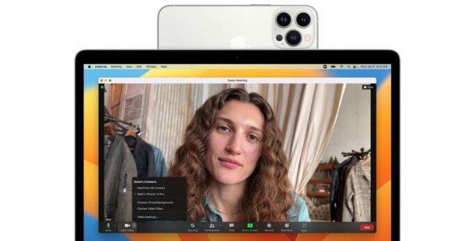 comment utiliser son iphone comme webcam sur mac