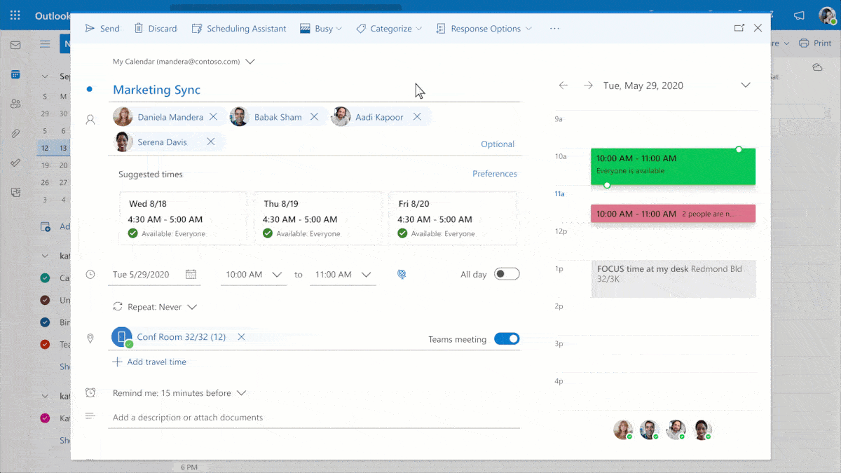 Microsoft dévoile 5 nouveautés sur Outlook : réactions, planification, compte-rendu de réunion…