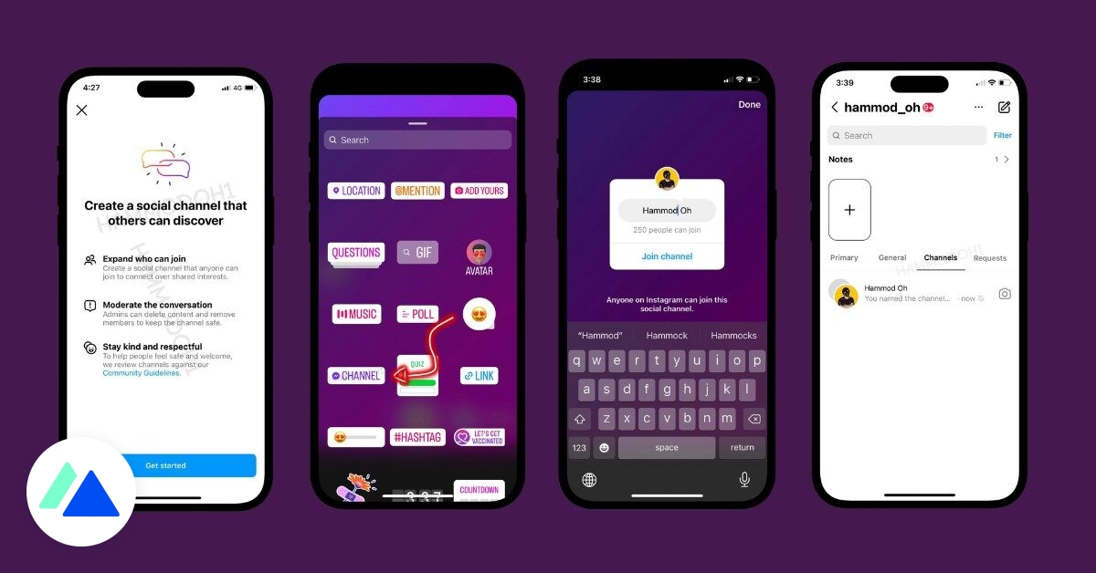 Instagram teste un sticker pour lancer des discussions communautaires