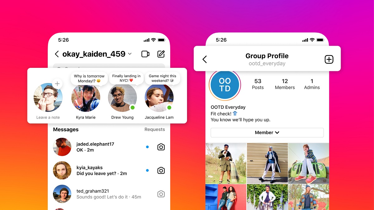 Instagram lance Notes partagez vos pens es en 60 caract res