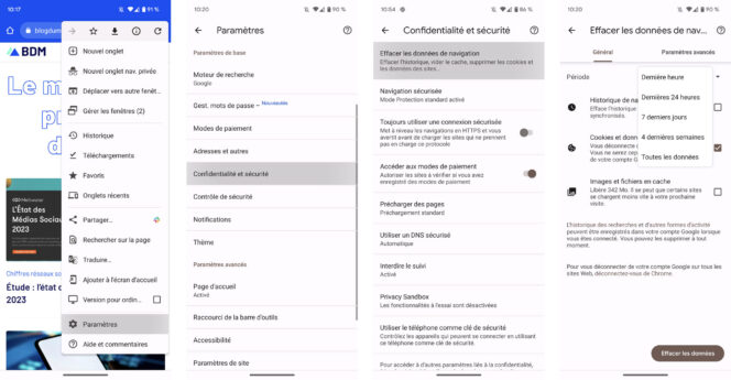 delete cookies-mobile-chrome