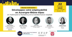 Webinar : tout savoir sur les opportunités d’emploi en marketing et communication avec l’EFAP Lyon
