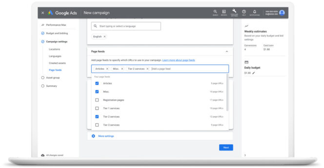 google-performance-max-flux-pages