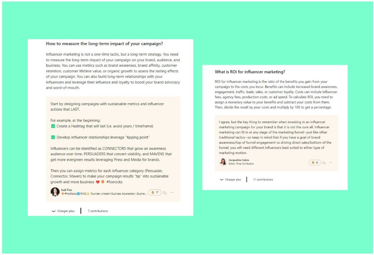 Article LinkedIn Influence