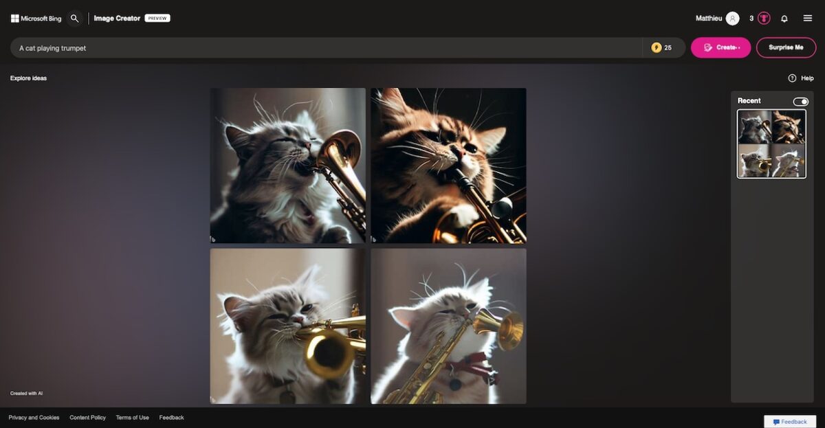 Microsoft Lance Bing Image Creator Pour G n rer Des Images L aide De 
