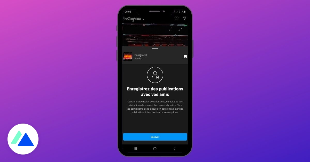 Instagram comment créer une collection collaborative avec ses amis