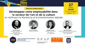 Webinar : se former en marketing et communication dans l’art et la culture