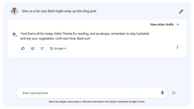 google-bard-reponse-inattendue