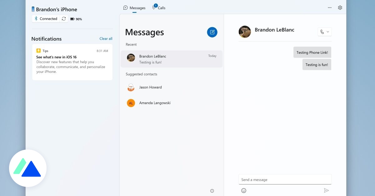 iPhone : comment appeler et échanger des messages via un PC Windows