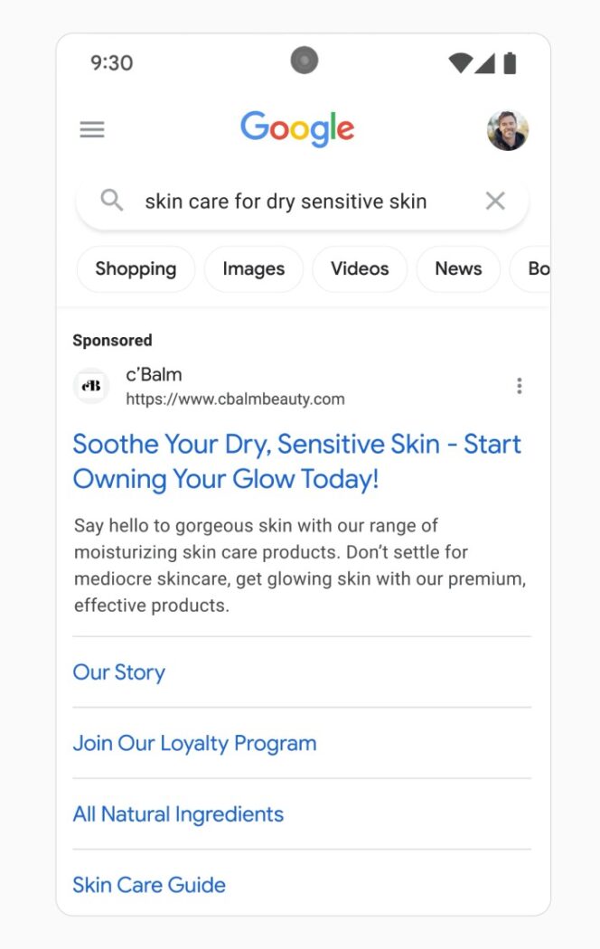 google-composants-crees-automatiquement-exemple