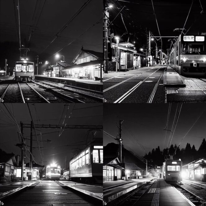 Bing Image Creator – B&W