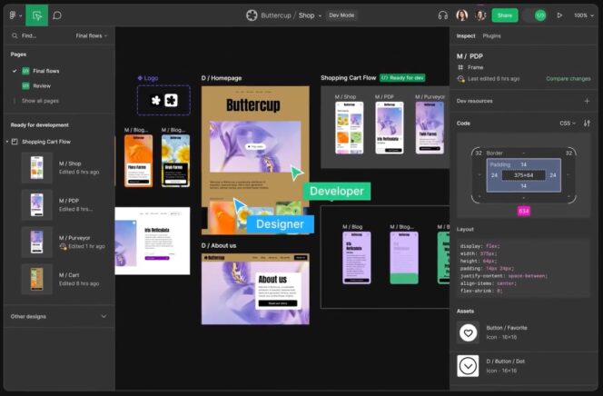 Figma Lance Un Dev Mode Pour Faciliter Le Travail Des Développeurs Et ...