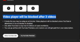 YouTube : un nouveau système pour limiter les bloqueurs de publicité ?
