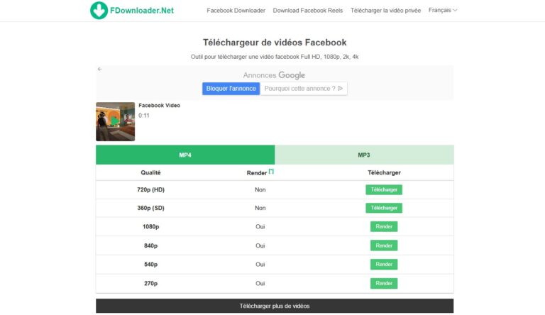 Comment télécharger une vidéo Facebook