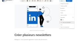 Nouveauté LinkedIn : vous pouvez créer jusqu’à 5 newsletters sur votre compte