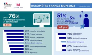 Baromètre 2023 : l’usage du numérique par les TPE-PME en France