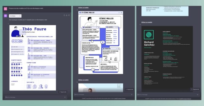 ChatGPT – Canva CV