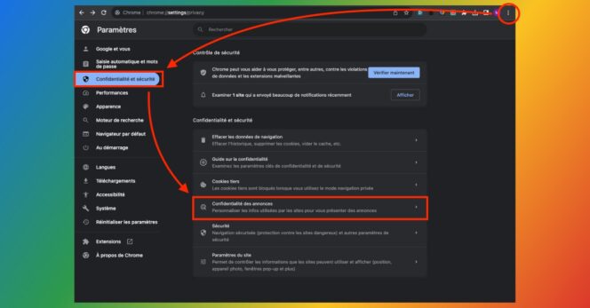 Chrome – ciblage publicitaire (2)