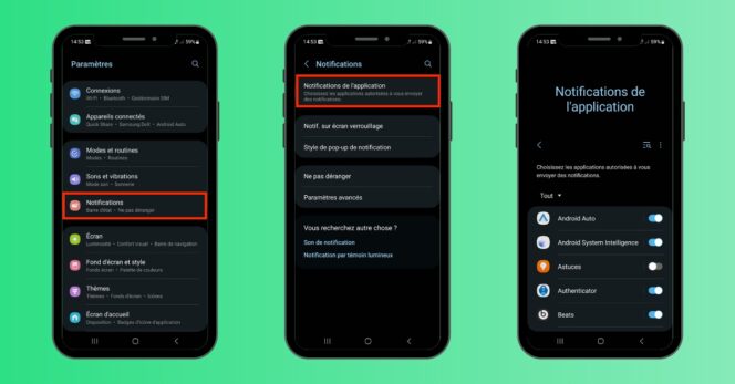 Android-notifications-application