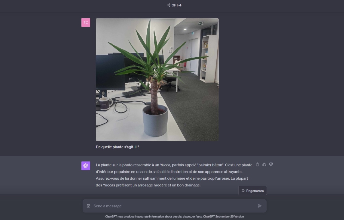 Recherche image desktop ChatGPT