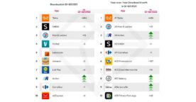 Temu et Shein dominent le top 10 des apps shopping en France