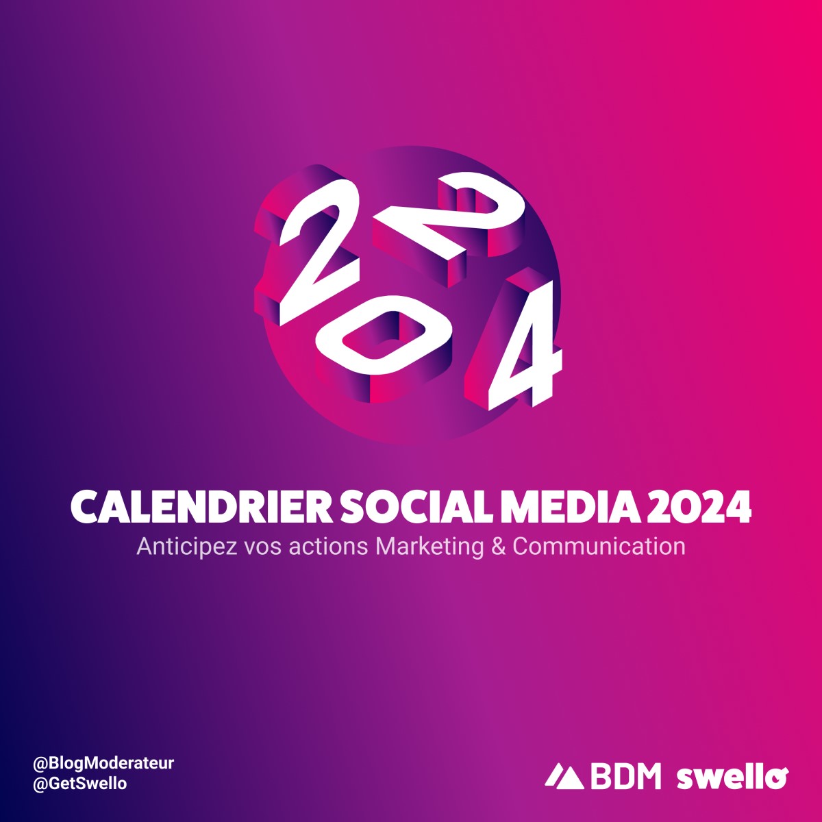 Calendrier marketing 2024 la liste de tous les événements de l’année