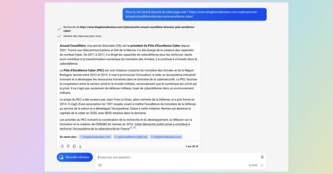 Copilot – page web