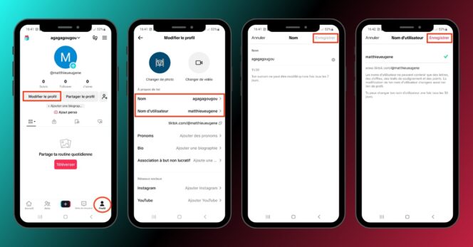 comment faire pour changer son nom d utilisateur sur tiktok