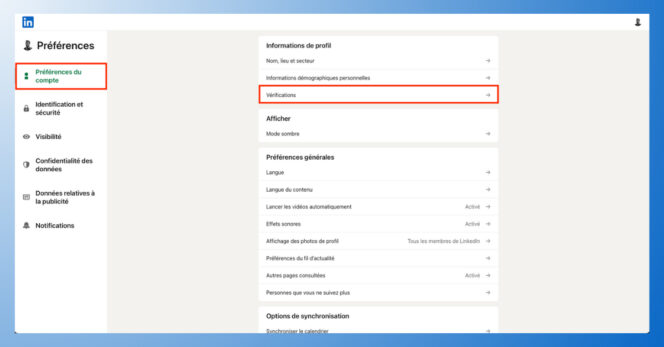 LinkedIn vérification identité – suppression