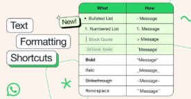 WhatsApp facilite la mise en forme de vos textes : liste à puces, citations, code…