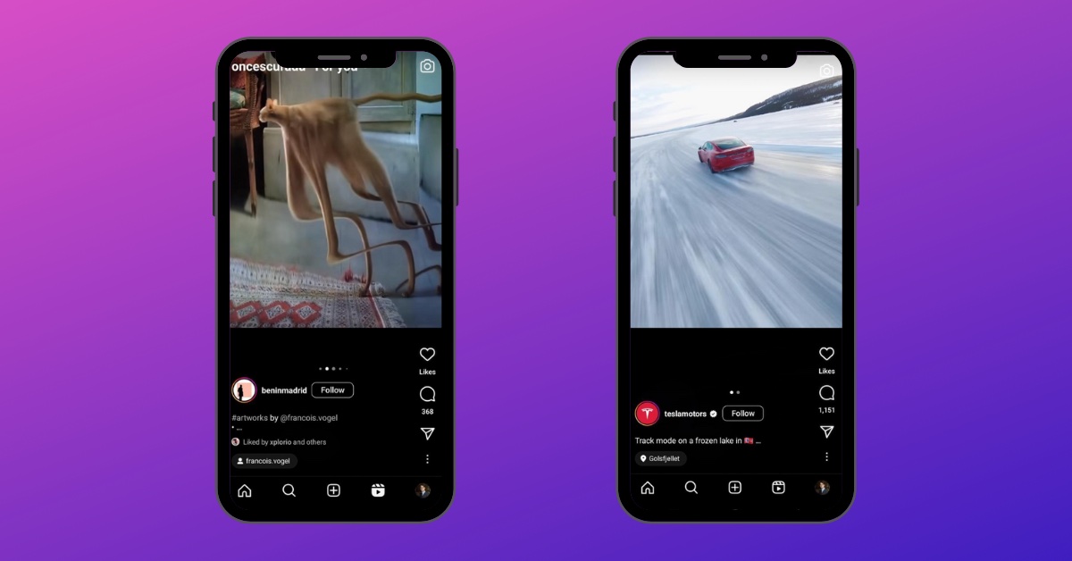 Tiktok récupération – instagram-carrousels-reels