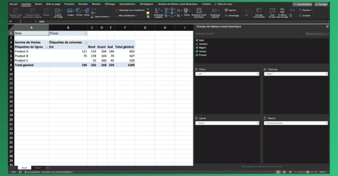 Excel-tableau croisé dynamique