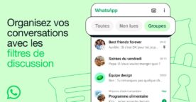 WhatsApp intègre 3 nouvelles sections pour classer vos conversations