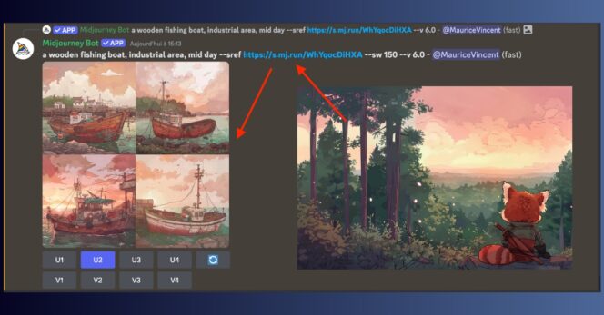 Midjourney-style-ref-discord