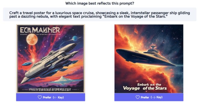 Test Text to image arena