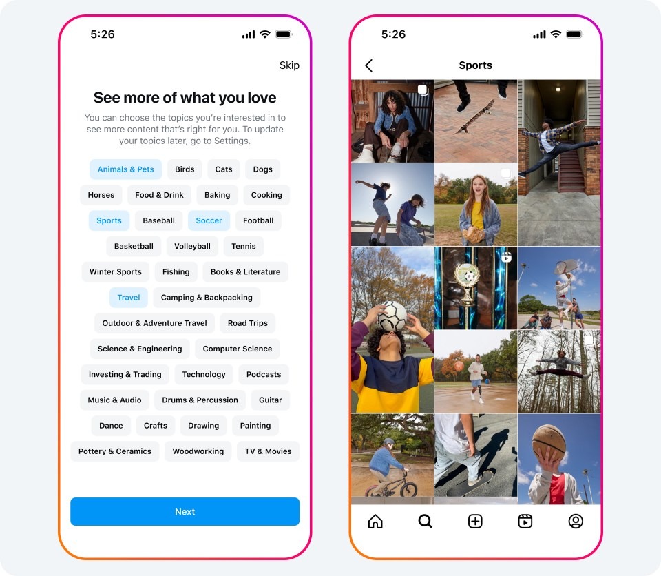 Mineurs Sujets Instagram