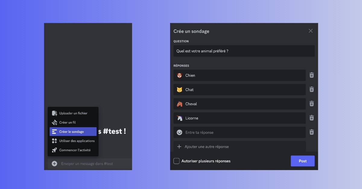 Tiktok récupération – discord-sondage