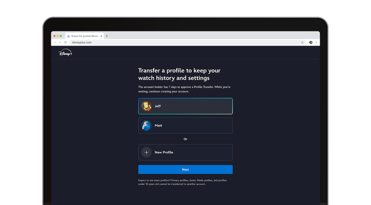 transfert-profil-disney+