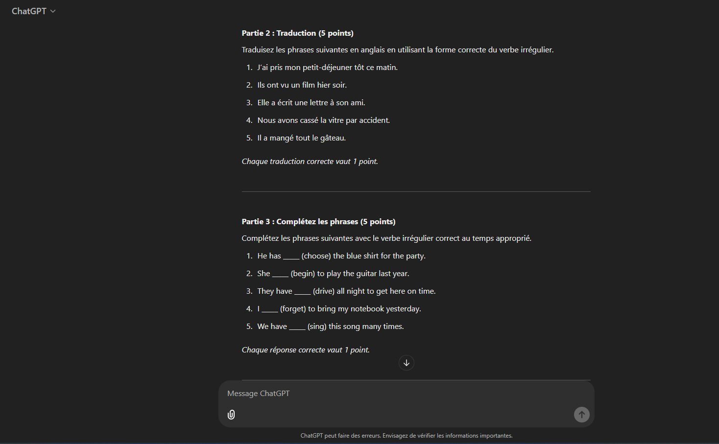 Devoirs blancs (2)