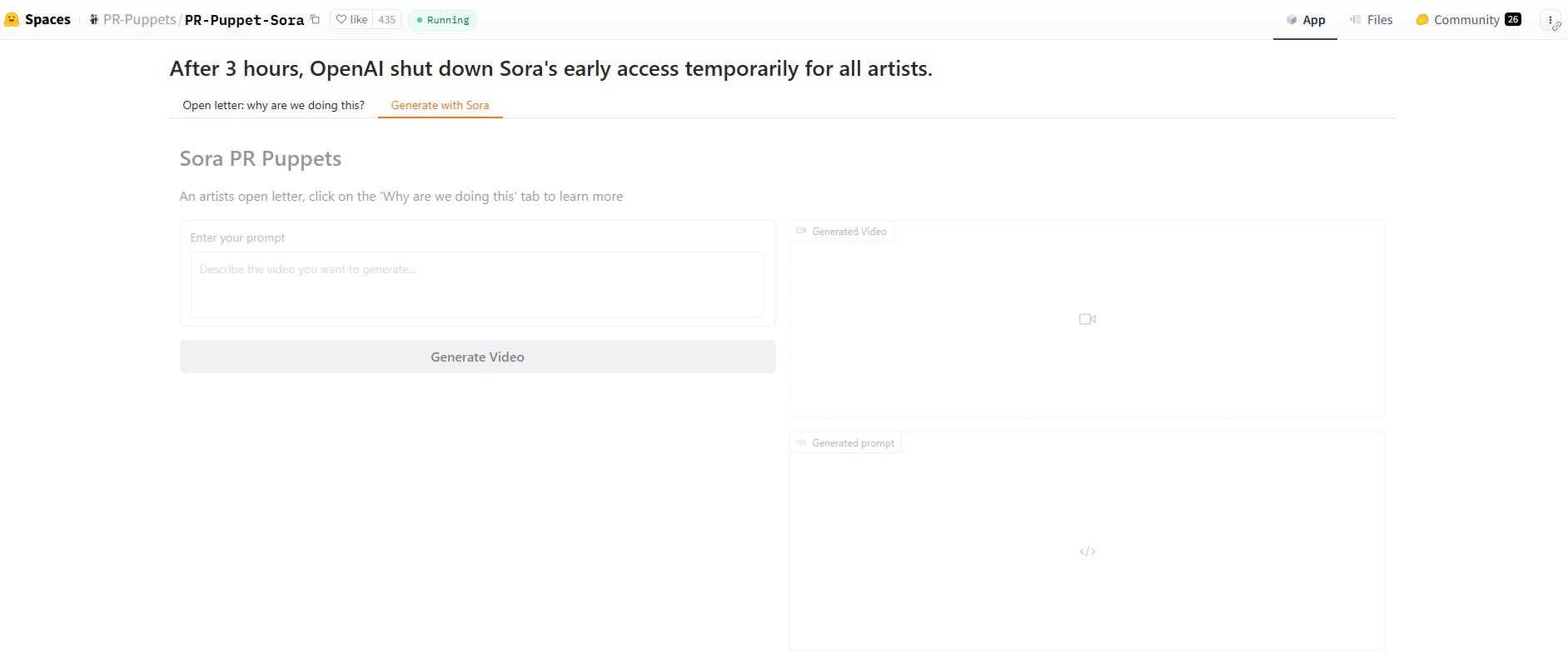 Sora Fuite HuggingFace