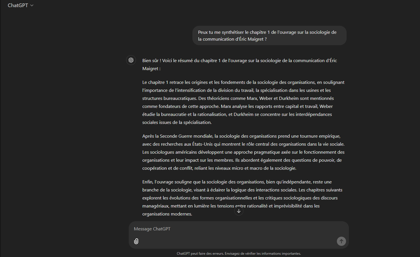 synthèse texte