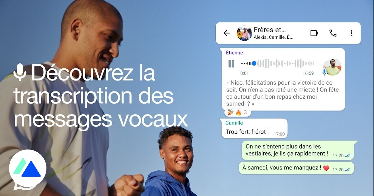 WhatsApp lance la transcription des messages vocaux comment ça marche