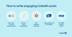 LinkedIn partage ses conseils pour créer des posts engageants